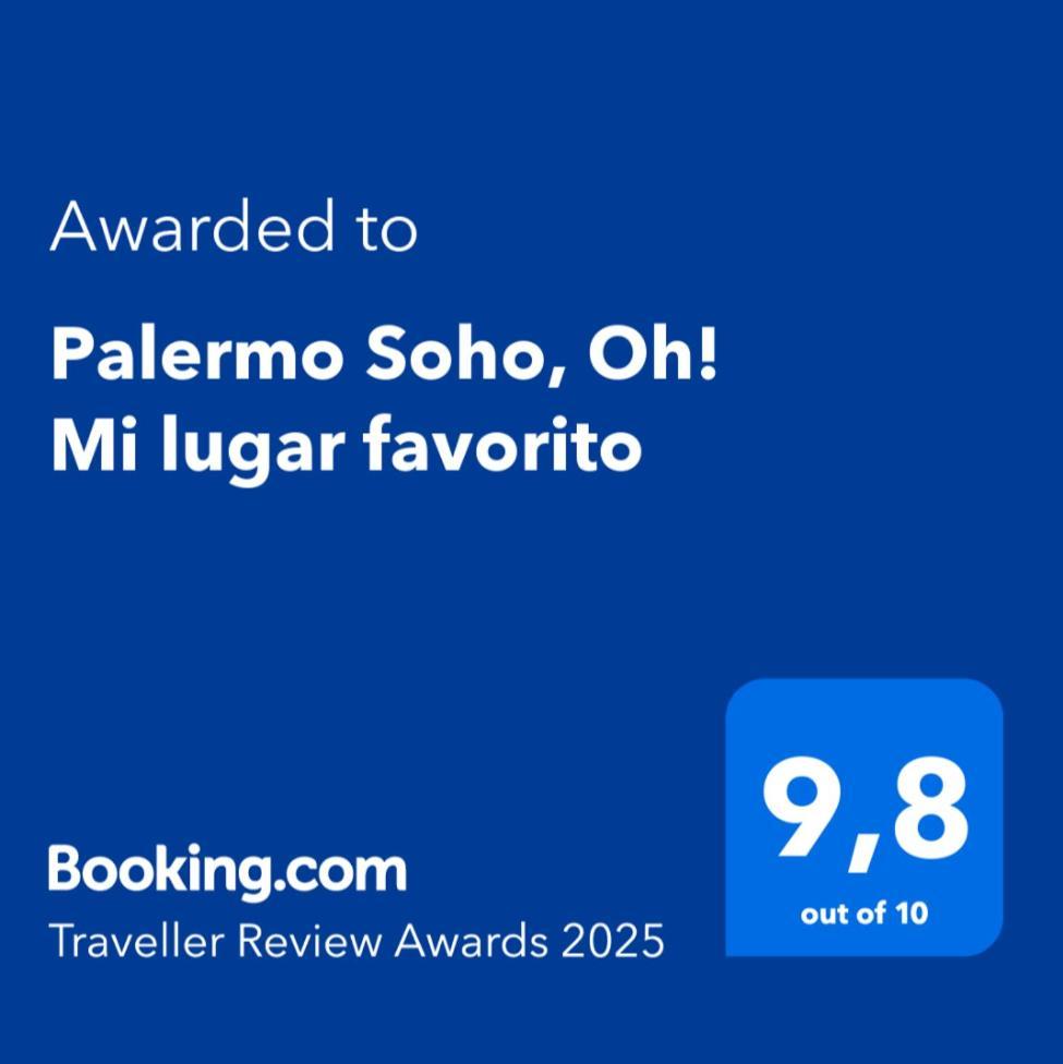 부에노스아이레스 Palermo Soho, Oh! Mi Lugar Favorito 아파트 외부 사진
